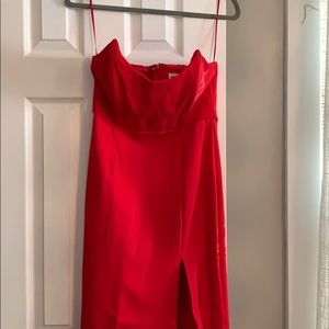 ryleigh strapless maxi dress